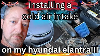 INSTALLING A COLD AIR INTAKE ON A 2012 1.8 HYUNDAI ELANTRA by South side boy style 496 views 2 months ago 42 minutes