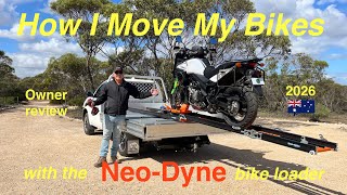 How I Move My Bikes with the Neo-Dyne Motorcycle Lifter