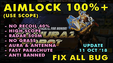 UPDATE ASSETS NO BUG, ALL CLEAR AND SAFE ,AIMLOCK 100% (Rules of survival mobile version)