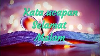 Kata ucapan selamat malam buat pacar