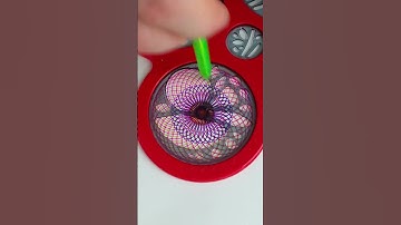 Complex spirograph drawing #asmr #satisfying