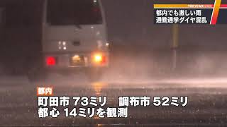春の嵐　首都圏の通勤通学ラッシュを直撃