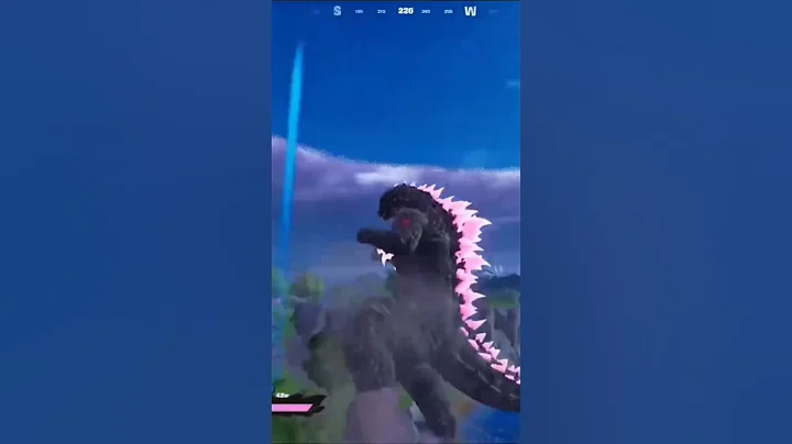 Becoming Godzilla In Fortnite #fortnite #godzilla #godzillaskin #fortnitegodzilla #godzillavskong