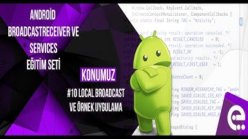 10 Local Broadcastreceiver | Android Broadcast Receiver ve Service Dersleri