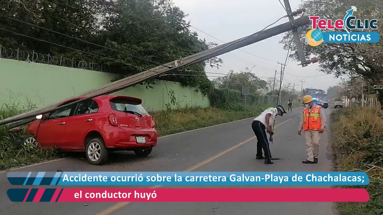 Automovilista choca contra poste y deja sin luz a pobladores de Úrsulo ...