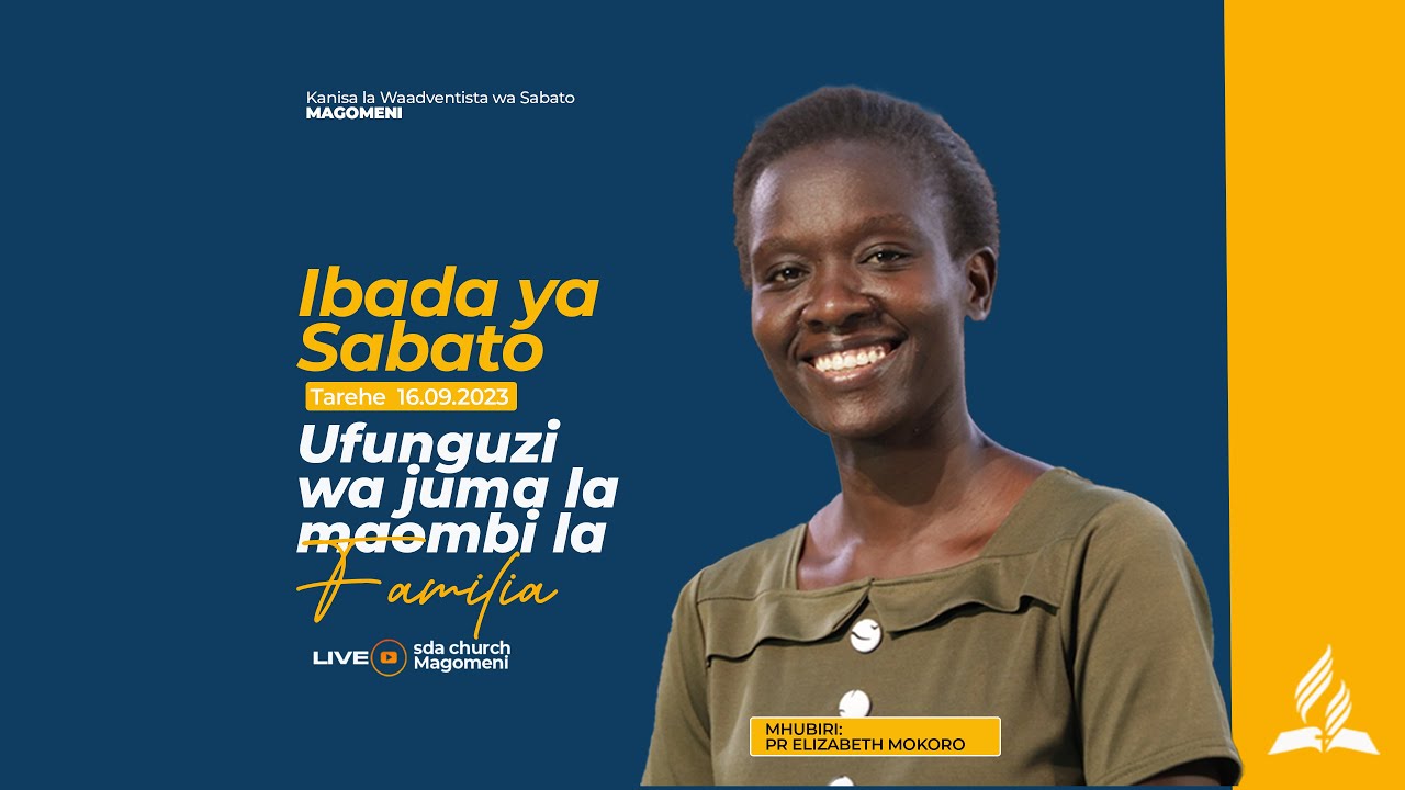 JUMA LA MAOMBI LA FAMILIA | PR. ELIZABETH MOKORO | 16.09.2023 | SABATO MCHANA