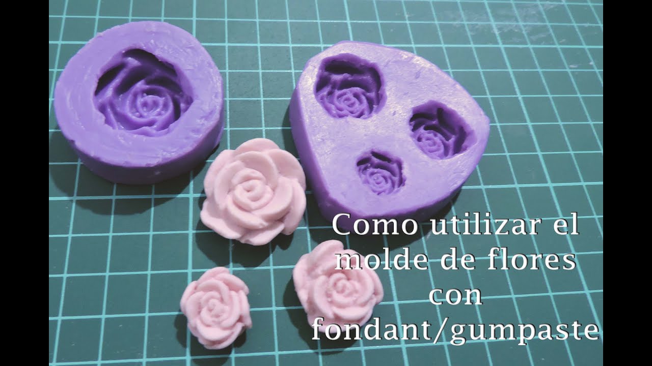cuffslee Forma de Molde de Flor de Silicona Fondant Cupcake DIY Arcilla Polim/érica Herramienta de Moldeo de Epoxi para Pastel de Chocolate Magdalena