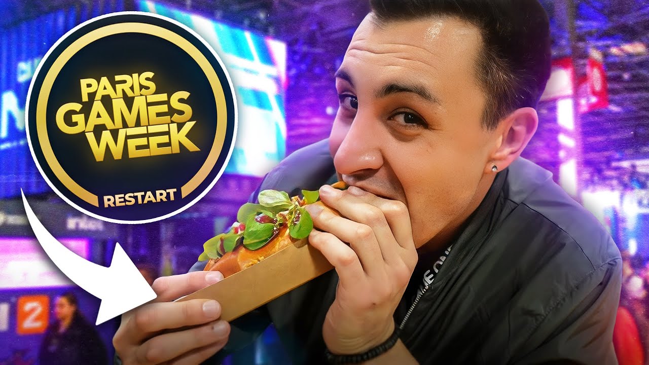 Je teste les FAST FOOD de la Paris Games Week !