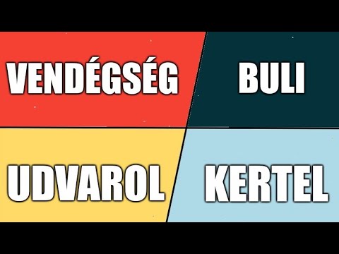 A buli és a vendégség, valamint a kertel és az udvarol kifejezések fogalmi elhatárolása