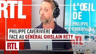 Philippe Caverivière face au Général Ghislain Réty, Commandant du GIGN