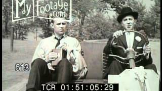 1960s Man in 'Invisible' Car Picks up Hitchhiker