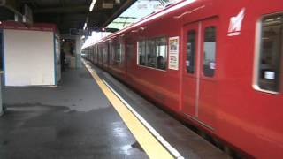名鉄神宮前駅急行岐阜行き（３３０７F）出発