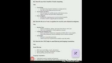 Class 10 nbf computer science Unit 5 Long Q and Answer #AA Acdemia