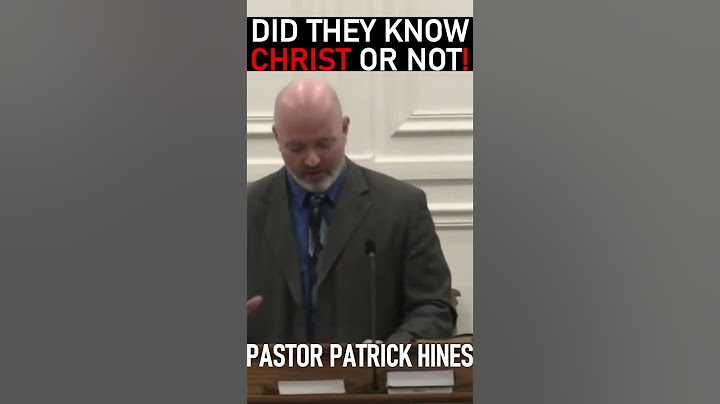 Did They Know Christ Or Not! - Pastor Patrick Hines Sermon #shorts #JesusChrist #christianshorts