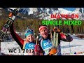 BIATHLON SINGLE MIXED RELAY 26.11.2017 World Cup 1 Oestersund (Sweden)