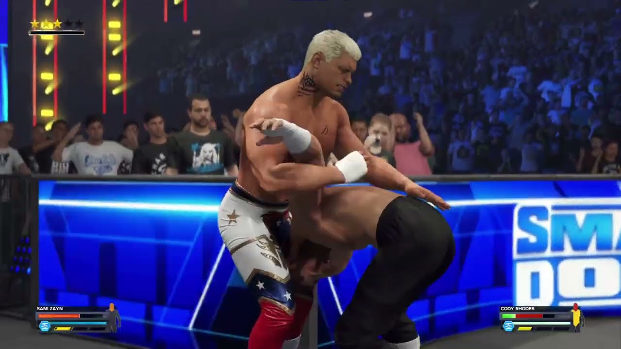 WWE 2K24 Sami Zayn vs Cody Rhodes