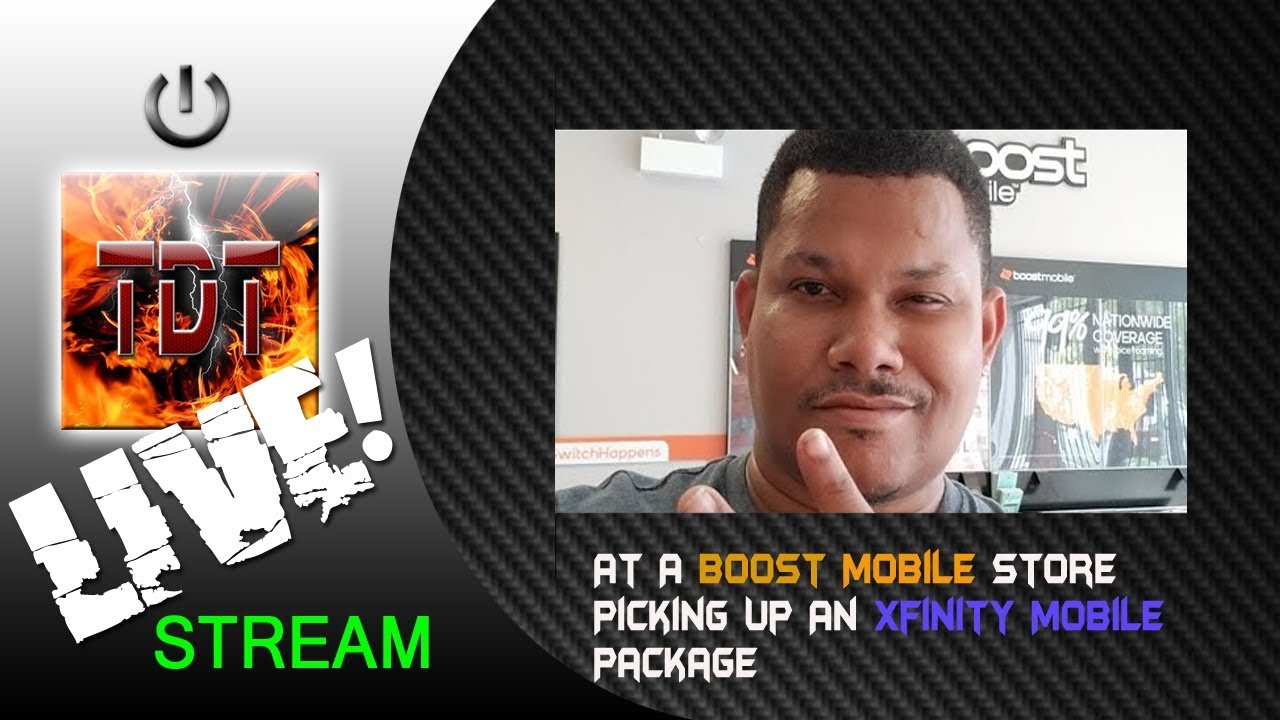 At A Boost Mobile Store Picking Up An Xfinity Mobile Package