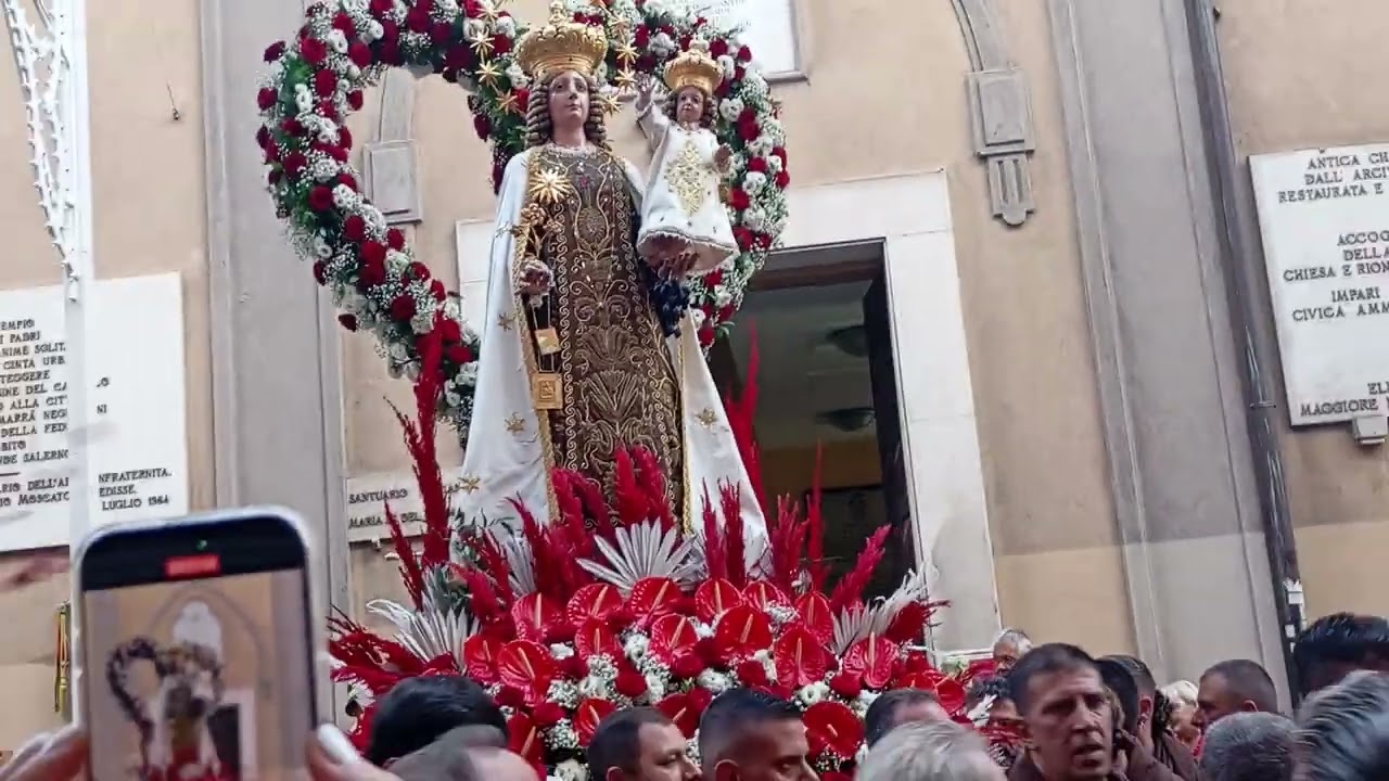 Uscita Processione Maria SS. del Carmine Salerno 2025 16/07/2025