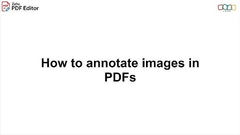 How to annotate images in PDFs