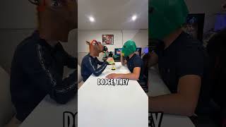 Horse vs Duck The ULTIMATE Slap Game! 😂 #shorts #funny #reaction #challenge