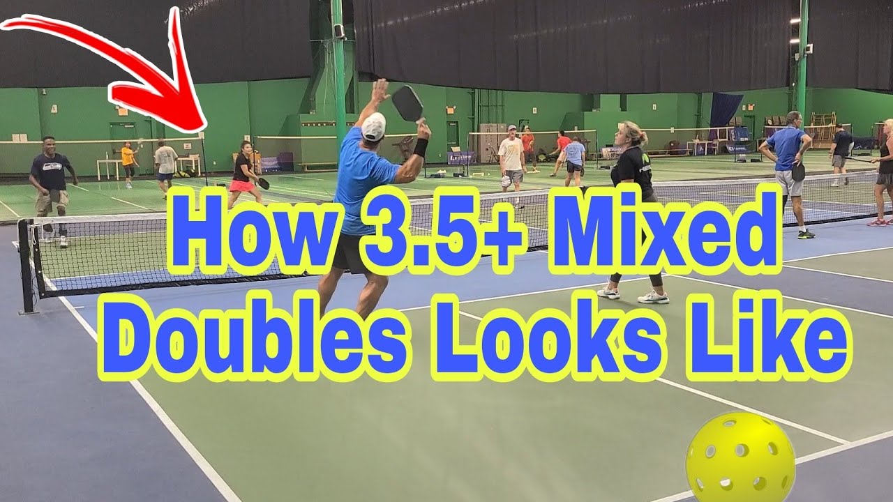 How 3.5+ Mixed Doubles Pickleball Looks Like YouTube