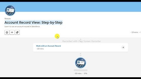ACCOUNT RECORD VIEW STEP BY STEP  WORK WITH ACCOUNT RECORD