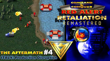 Red Alert Remastered | The Aftermath Allied #4 - Production Disruption (ITALY) | [HARD]