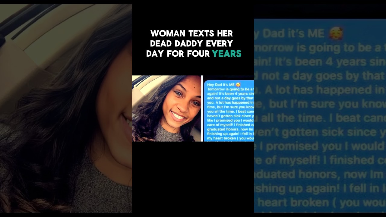 Woman texts dead father everyday, then gets a reply 