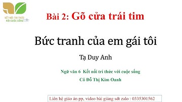 Bài giảng: Bức Tranh của em gái tôi của Tạ Duy Anh- Ngữ văn 6- kết nối tri thức