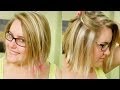 How to Slice Highlights// Chunky Blond Weave Tutorial