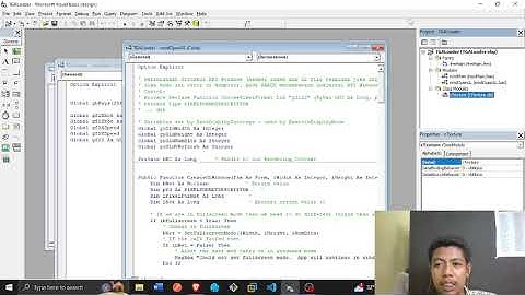 Pemrograman API : Membuat bangun 3D menggunakan Open GL pada Visual Basic v6.0
