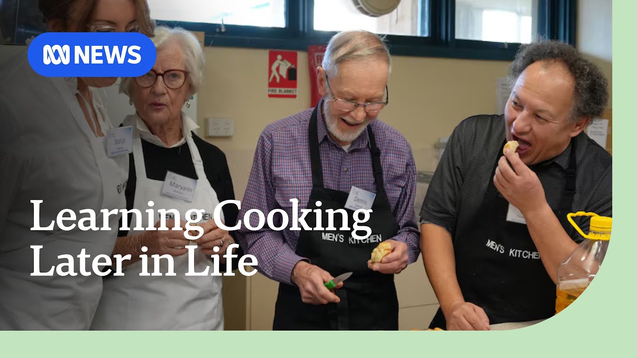Canberra cooking class teaching older men kitchen skills with a side of ...