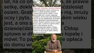 Pogrzeb, cmentarz, starsza kobieta