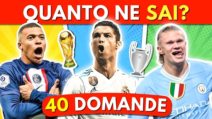 Quanto ne sai sul CALCIO? ⚽ Serie A, Champions League, Coppa del Mondo🏆
