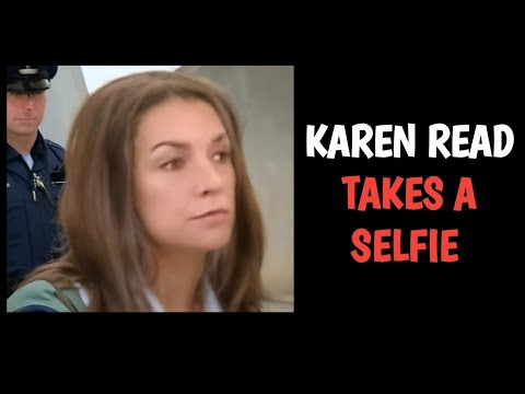 Unreal, #KarenRead taking selfie with a cop outside of courthouse