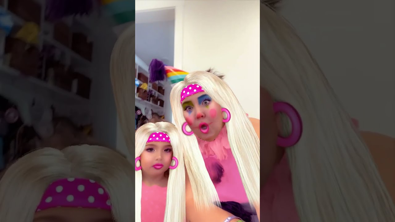 WE TURNED INTO BARBiES Niko Navey Grow Long Hair Pretend To Be Their Favorite Barbies Adley