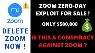 Zoom is NOT safe | Zoom Privacy Issues | Zoom Zero Day Exploit 2020