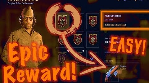 Daily Weapon Order - EPIC BAR "Dude Up" | Call of Duty WW2 (UPDATE)