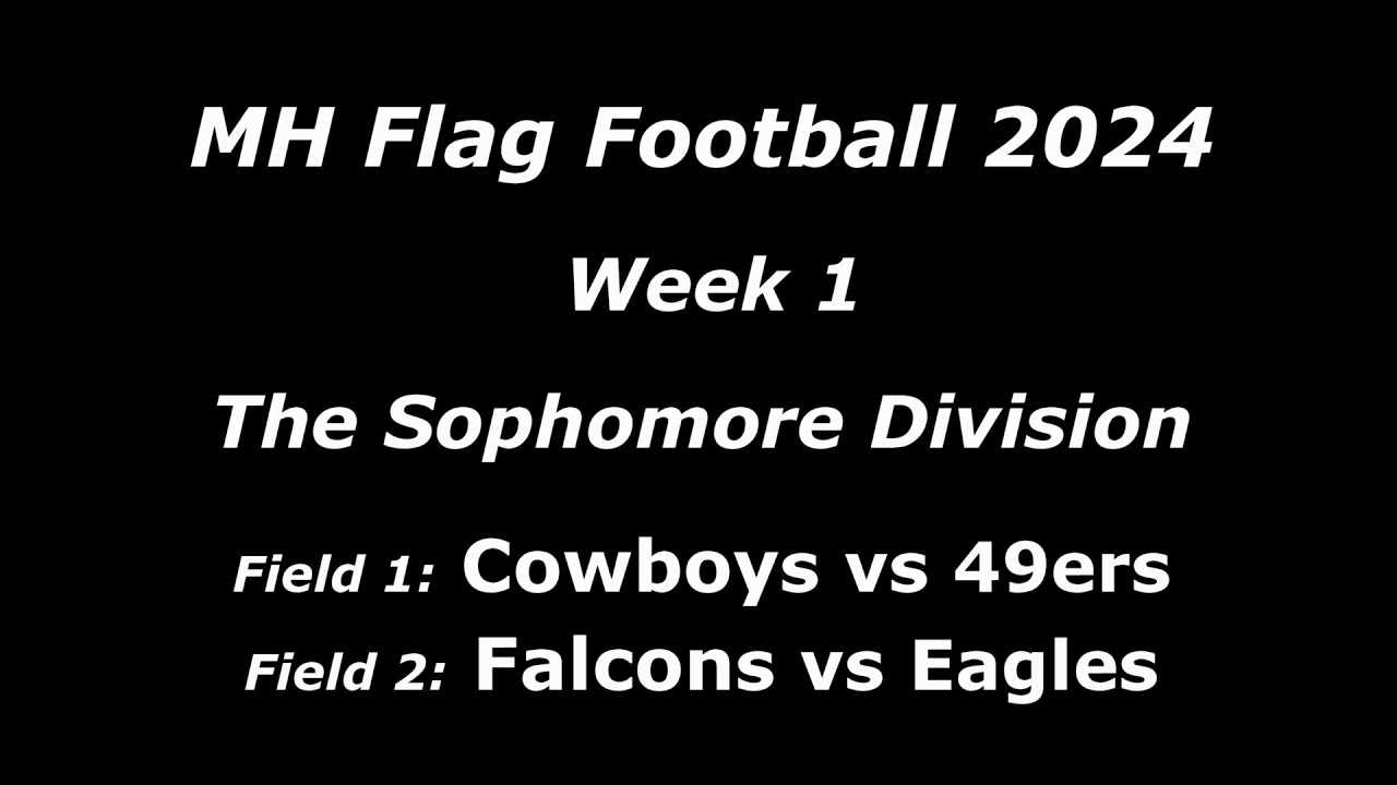 MHFF 2024 - Week 1 - Sophomore Division - Fields 1 & 2 - YouTube