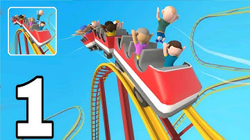 Hyper Roller Coaster(Boombit Games) - Gameplay Walkthrough Part 1 All Levels New Games(Android, iOS)