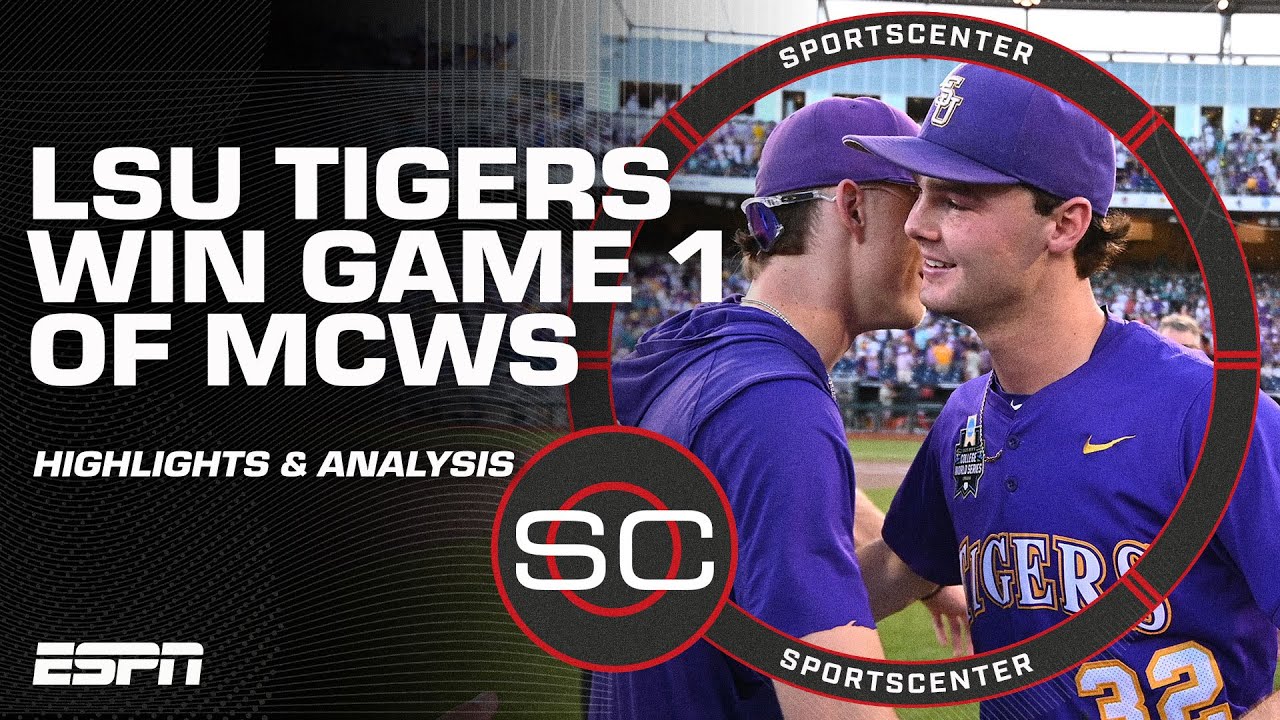 WIN STREAK OVER 😱 LSU SHUTS OUT Coastal Carolina to move one win away from MCWS title | SportsCenter