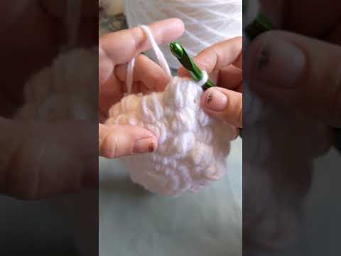 Puff-single crochet decrease (Puff-sc dec)