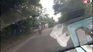 Suasana Jalan Bumiayu - Linggapura Kecamatan Tonjong Brebes, 22 Maret 2022