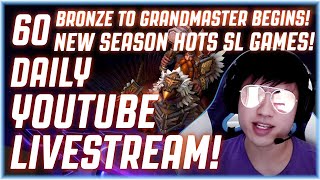 Bronze to Grandmaster Begins! New Season HOTS SL Games!