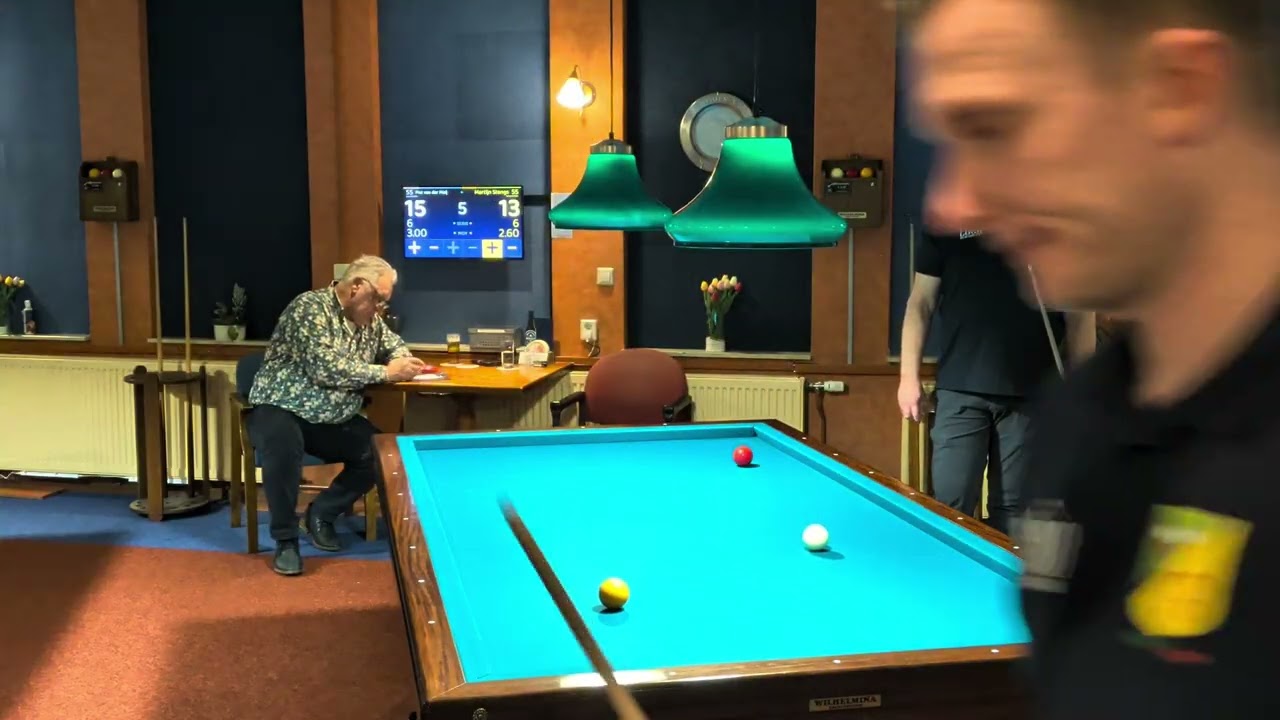 PK voorrondes 1e klasse: Piet v/d Meij (55) tegen Martijn (55)