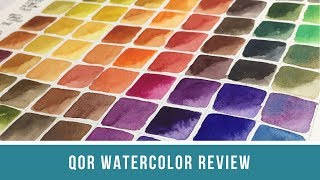 QoR Watercolor Review | Color Mixing Chart and Brand Comparisons