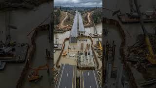 Destroyed Bridge Transformed Into a Busy Modern Highway