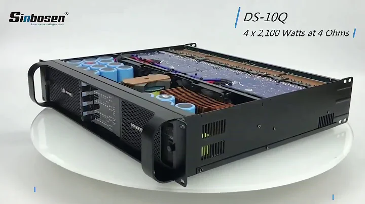 Amplificador profesional de alta potencia Sinbosen Fp10000Q de 4 canales
