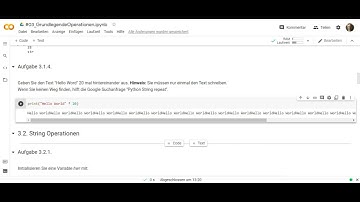 03 Grundlegende Operationen in Python | HWR Berlin