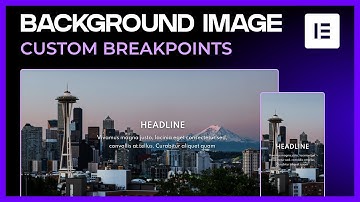How To Position Your Background Image on any Device Size In Elementor | Custom Breakpoints